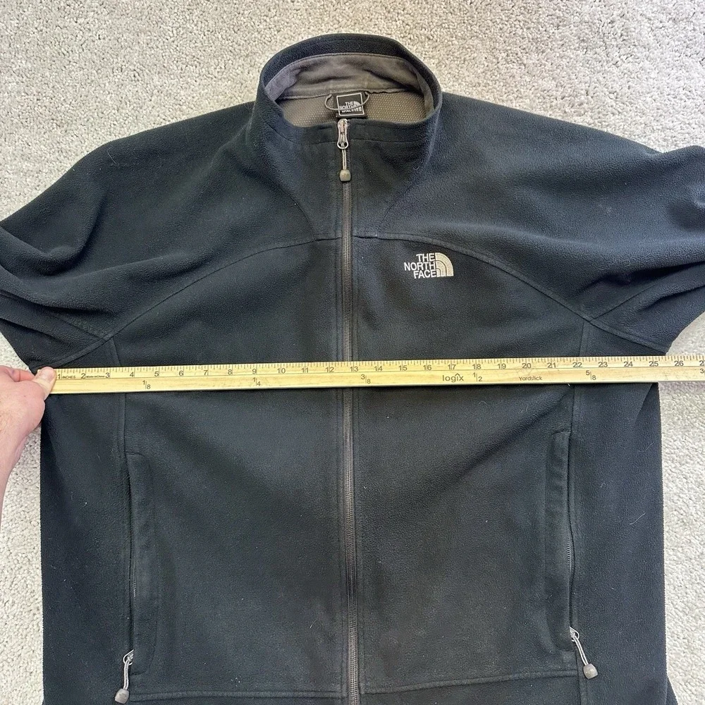 The North Face Windwall Mens XXL Black Full Zip Fleece Jacket